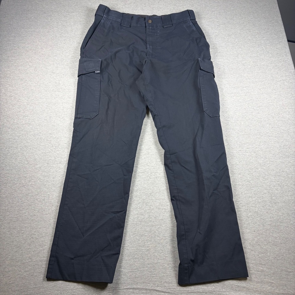 5.11 Tactical Cargo Pants Men's Size 34x32 Black Ripstop